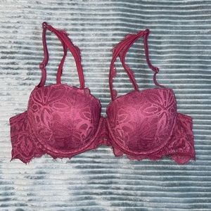 Pink Victoria’s Secret Lace Bra Sz 36B